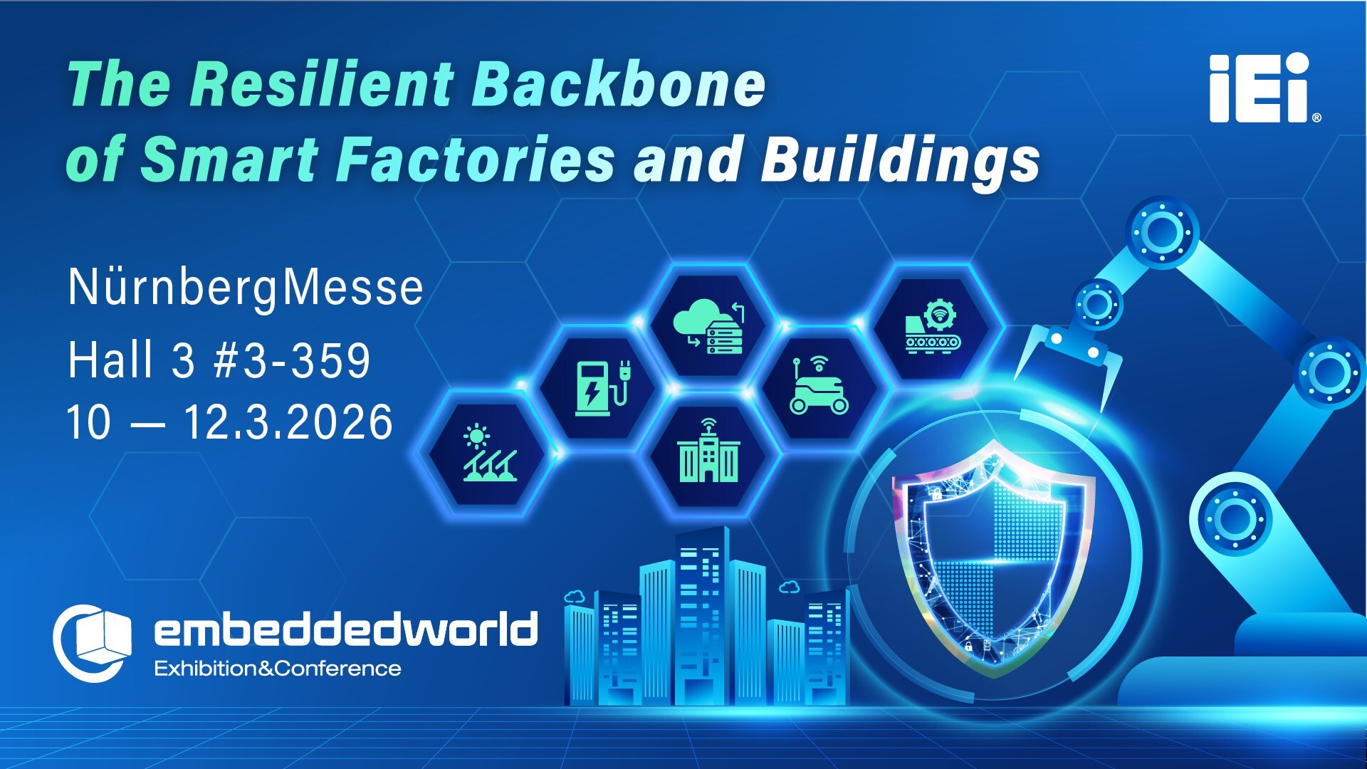 IEI亮相2026 Embedded World 以Secure-by-Design打造強韌邊緣基礎架構 IEI亮相2026 Embedded World 以Secure-by-Design打造強韌邊緣基礎架構