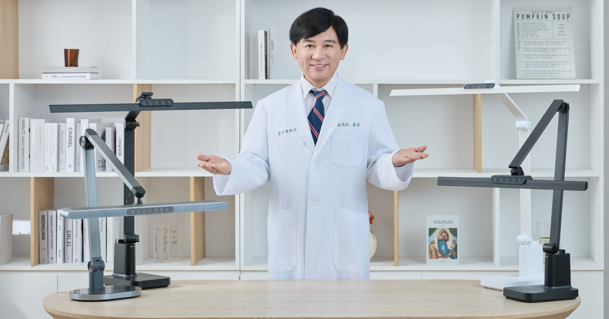 護眼照明領導品牌喜光與代言人眼科院長張朝凱，推影音護眼新觀念
