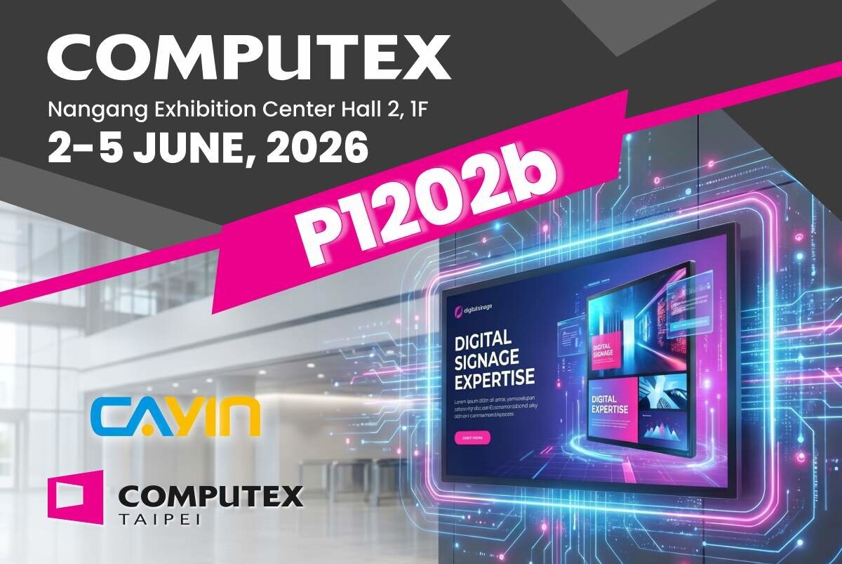 鎧應科技深耕數位看板二十年COMPUTEX 2026 現場展現企業級應用實力