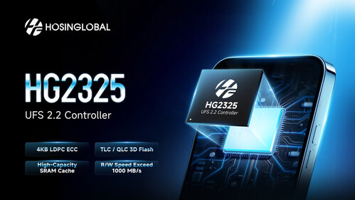 宏芯宇於 COMPUTEX 2026展示自主研發HG2325 UFS控制器 強化存儲核心技術布局