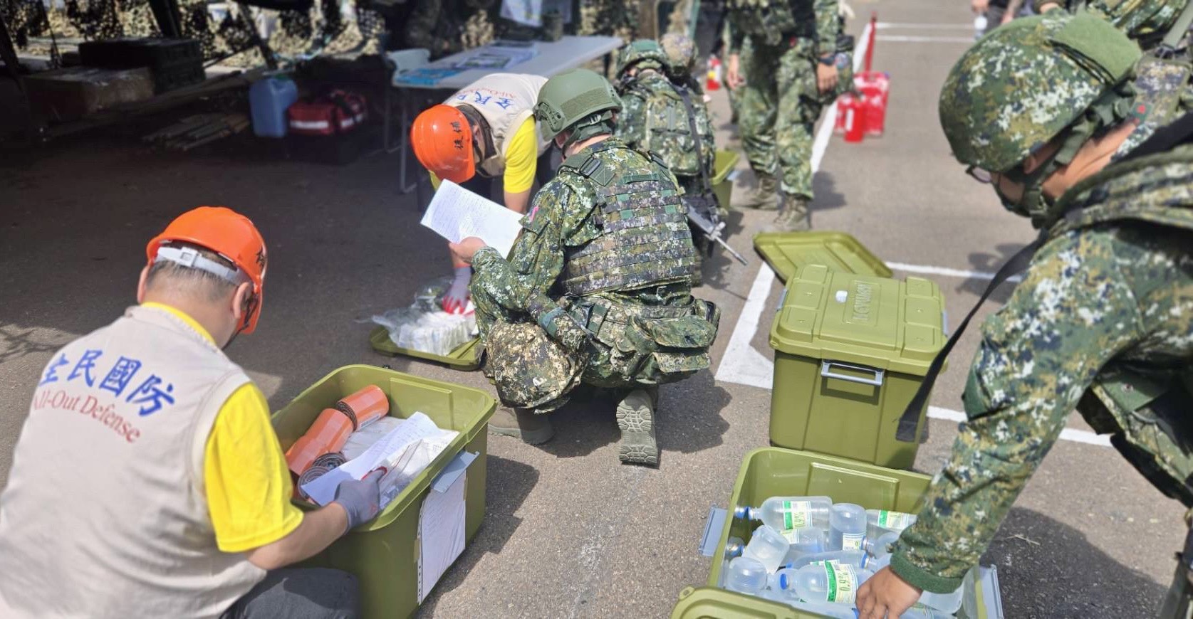 北中南後輔幹部雙軌支援漢光 戰力整補、戰略溝通並進 北中南後輔幹部雙軌支援漢光 戰力整補、戰略溝通並進