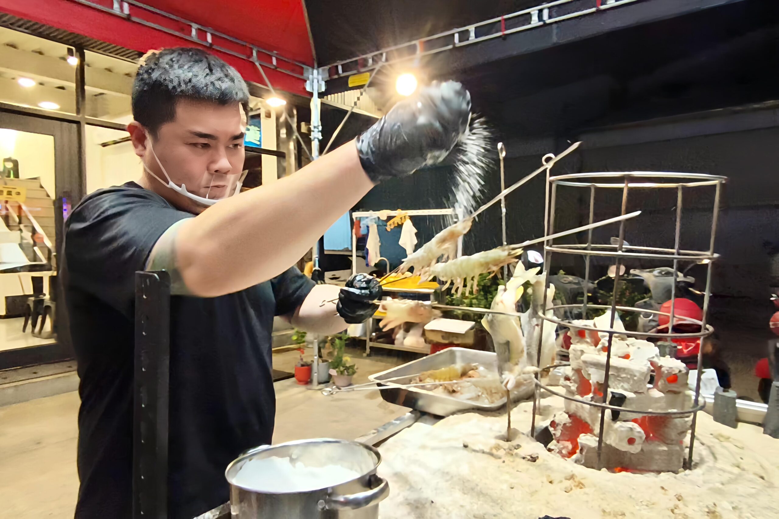 影／懂海鮮、選好魚「軒鶴町」炭火慢烤打造屏東新食尚