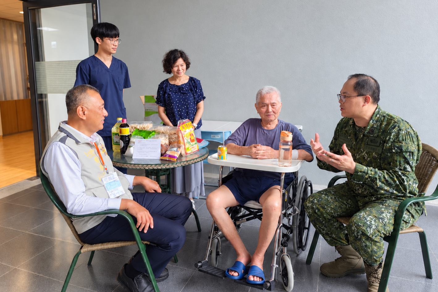 臺南市後備指揮部 秋節前夕慰訪榮民遺眷 臺南市後備指揮部 秋節前夕慰訪榮民遺眷