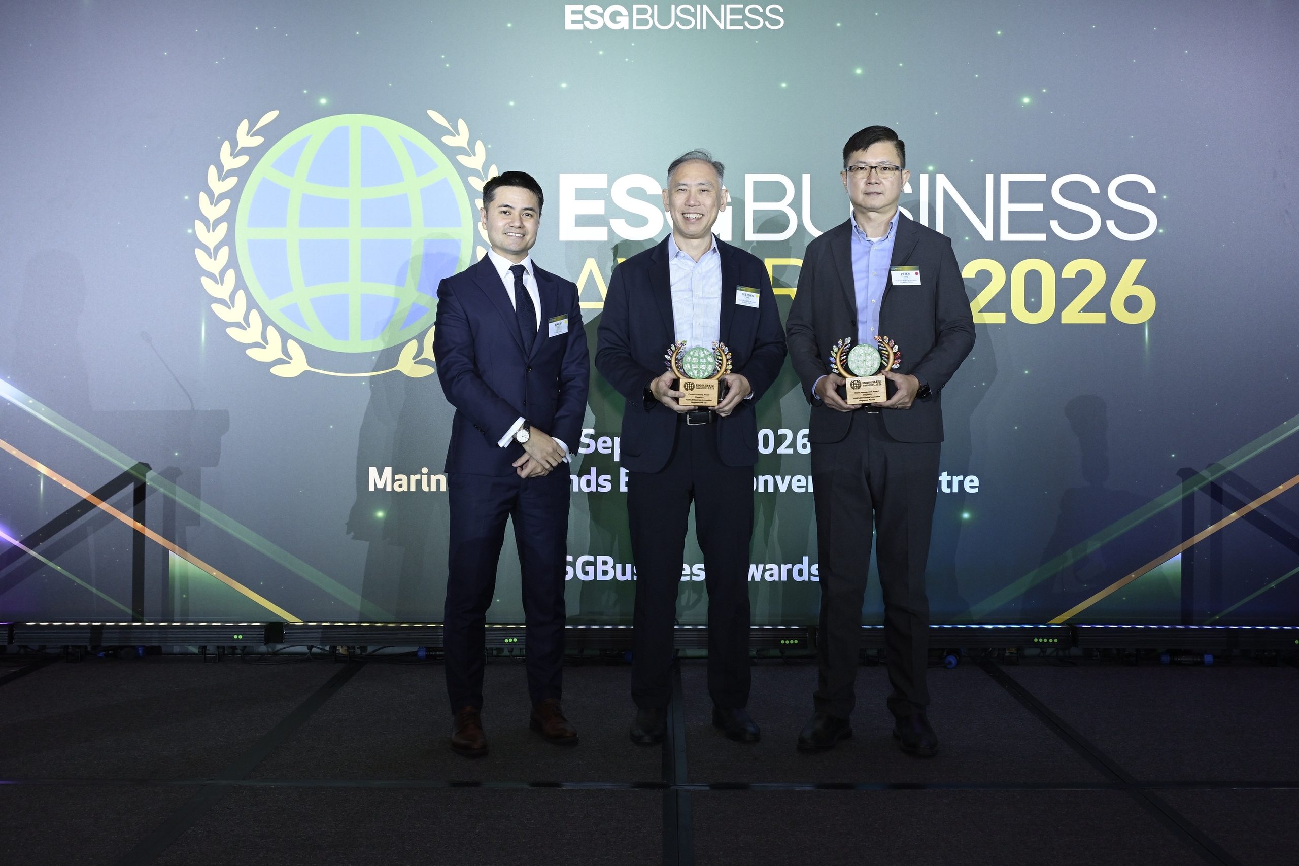 富士膠片商業創新新加坡公司獲ESGBusiness兩項大獎　聚焦產品回收與循環利用