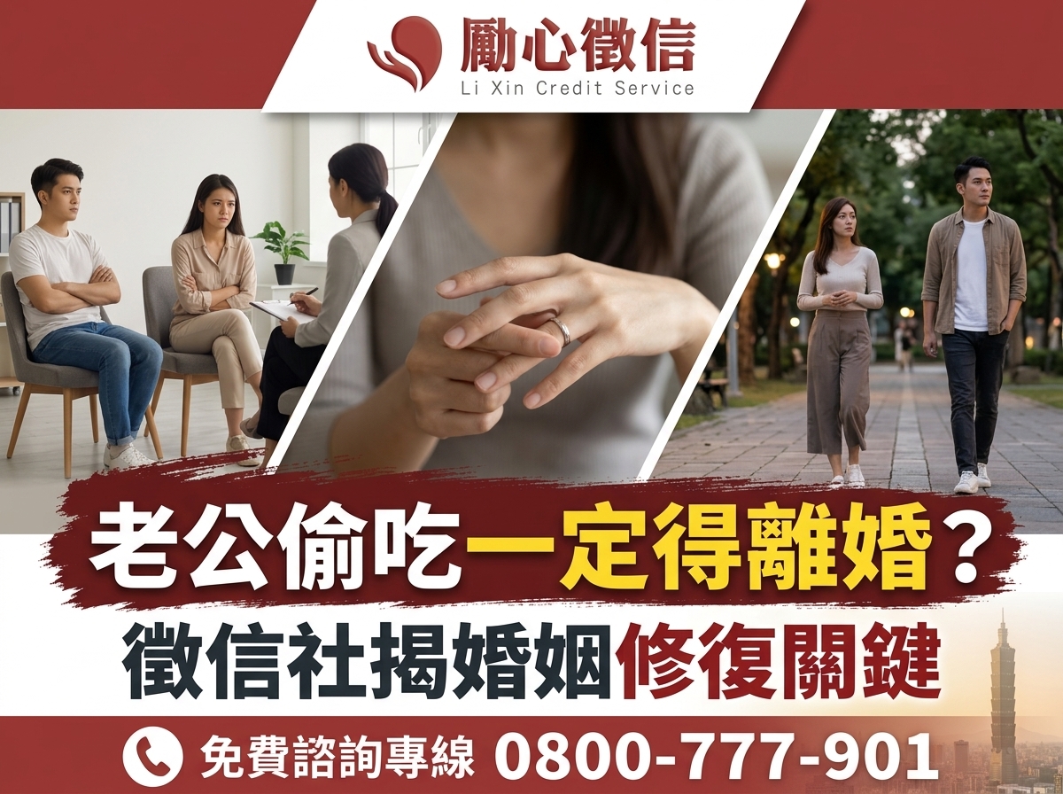老公偷吃一定得離婚？徵信社揭婚姻修復關鍵　這種原諒恐換來二次傷害