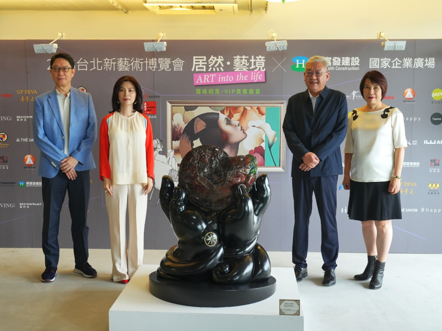 建築是城市的美學，藝術是空間的美學  興富發與《居然．藝境》邀藝術進駐25樓白牆